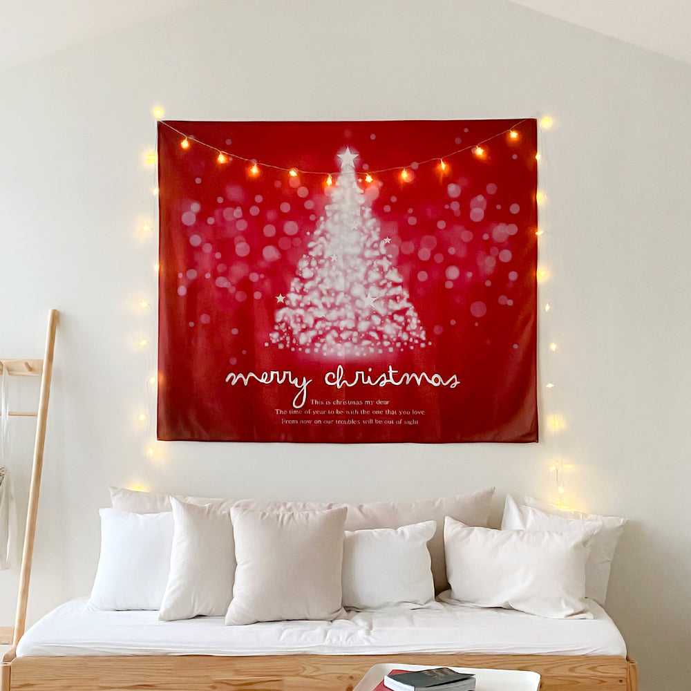 タペストリー シャイニングクリスマス 150x130cm