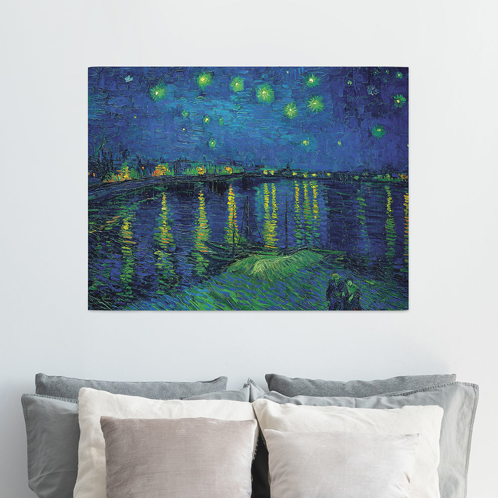 タペストリー ゴッホ ローヌ川の星月夜 90x73cm
